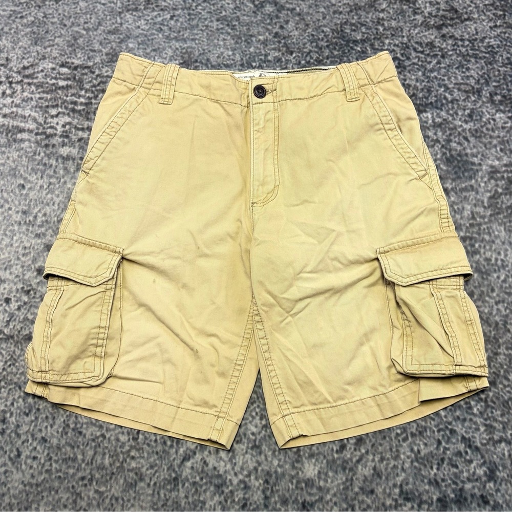VTG Aeropostale Cargo Shorts Mens 32 Tan Baggy Utility Surf Skater Outdoor Y2K